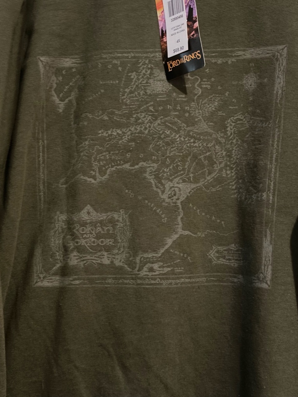 NWT BoxLunch Lord of the Rings Narsil Tonal Windbreaker Jacket LOTR Exclusive 4x - Picture 12 of 12